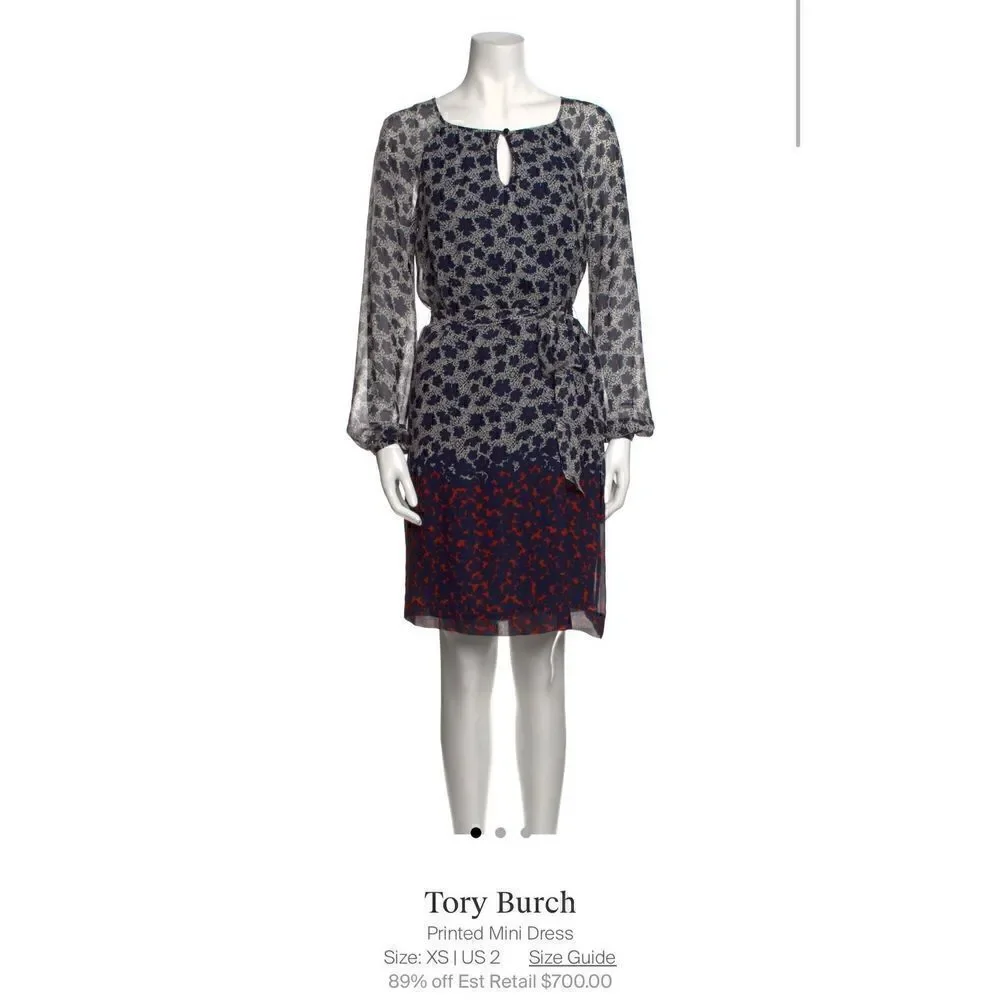 Tory Burch Blue Shift Dress size XS